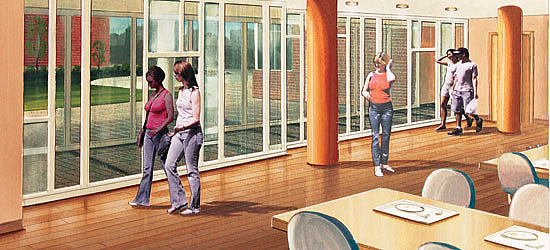Dining
		Area of new Life Recovery Center